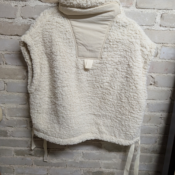 Cream Teddy Jacket Plush Cozy Style - Picture 5 of 5